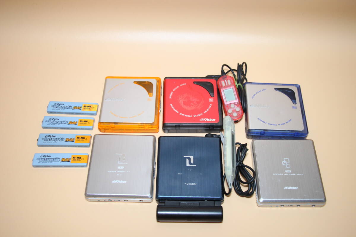 中古】Victor ポータブル MDプレイヤー XM-P55-S 中古品の落札情報詳細