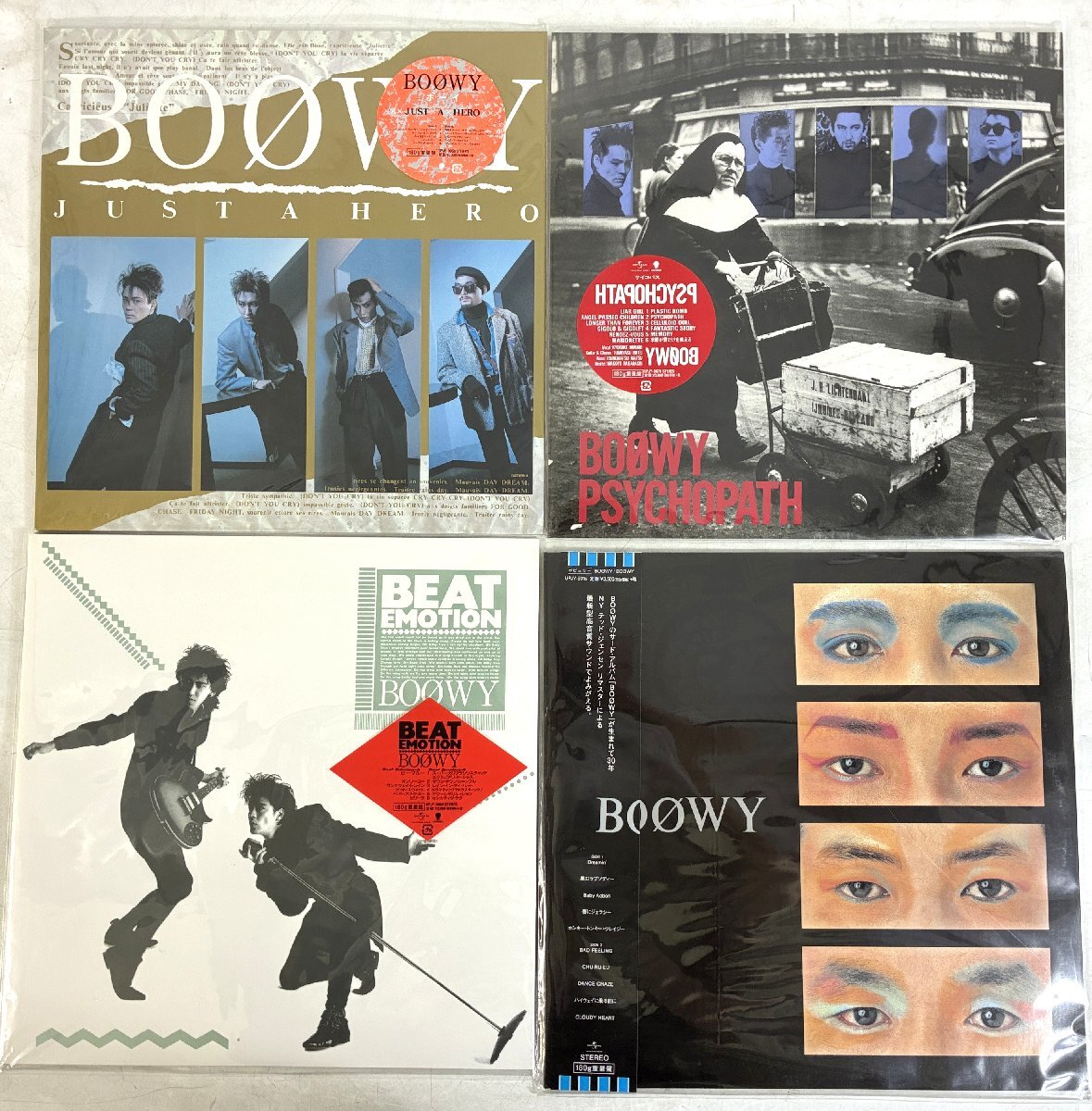 boowy GIGS just a hero tour 1986 氷室京介 布袋寅泰 LP レコード