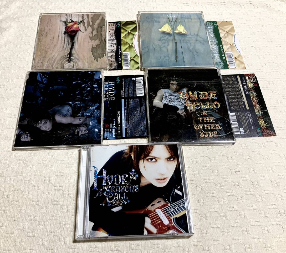 HYDE evergreen/Angel's tale/SHALLOW SLEEP 初回限定特殊仕様 棺型CD
