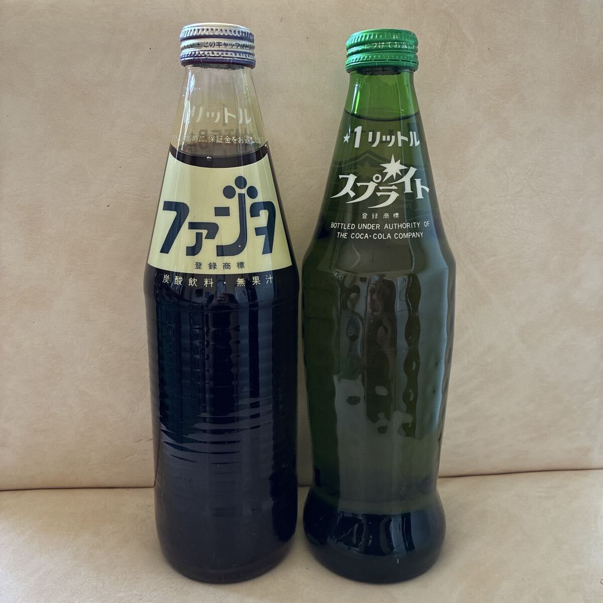 中古】昭和レトロ スプライト だるま瓶 ダルマ瓶 未開封 6本セット 旧