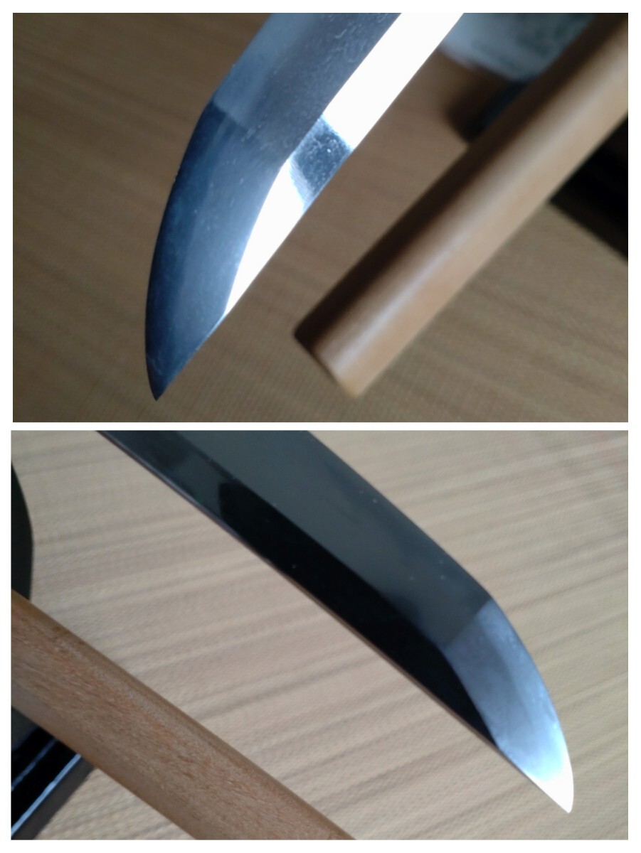 宝蔵】 美品 本格模造刀 二刀流大小拵え 互の目刃紋 二本組 雲龍装飾柄