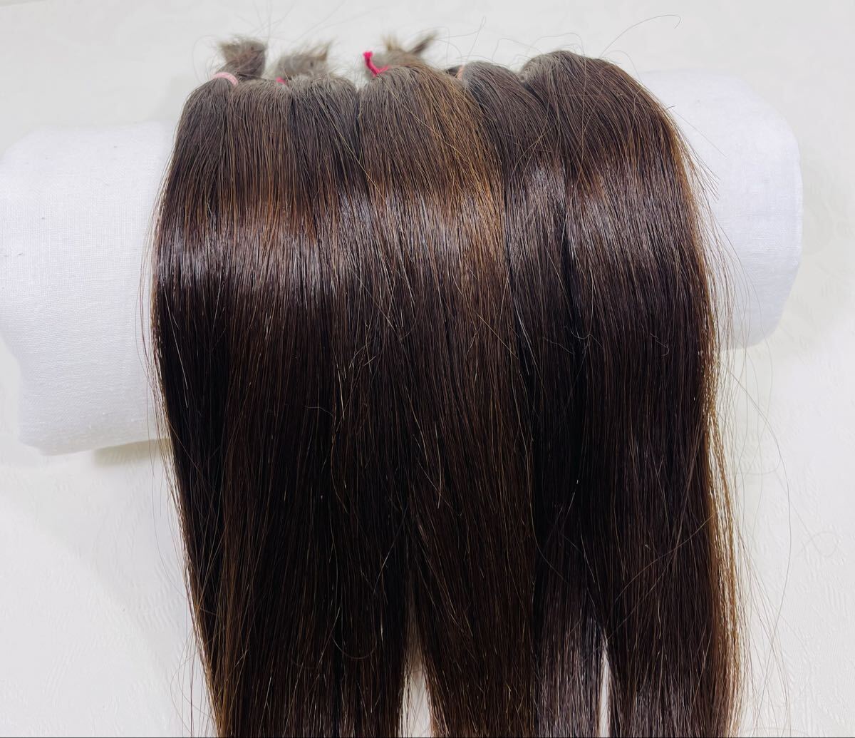 未使用に近い】髪 髪束 髪の毛 ヘアドネーション 日本人 人毛 ウィッグ