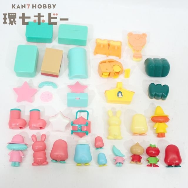 昭和レトロ　お菓子　消しゴム　食品サンプル系おままごと玩具　ファンシー文具 MB6◇昭和レトロ おもしろ消しゴム ファンシー まとめ 大量セット/缶