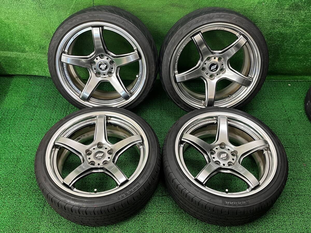 新品】【新品 1円スタート】4本セット 18インチ 9.5J+38 114.3 5穴