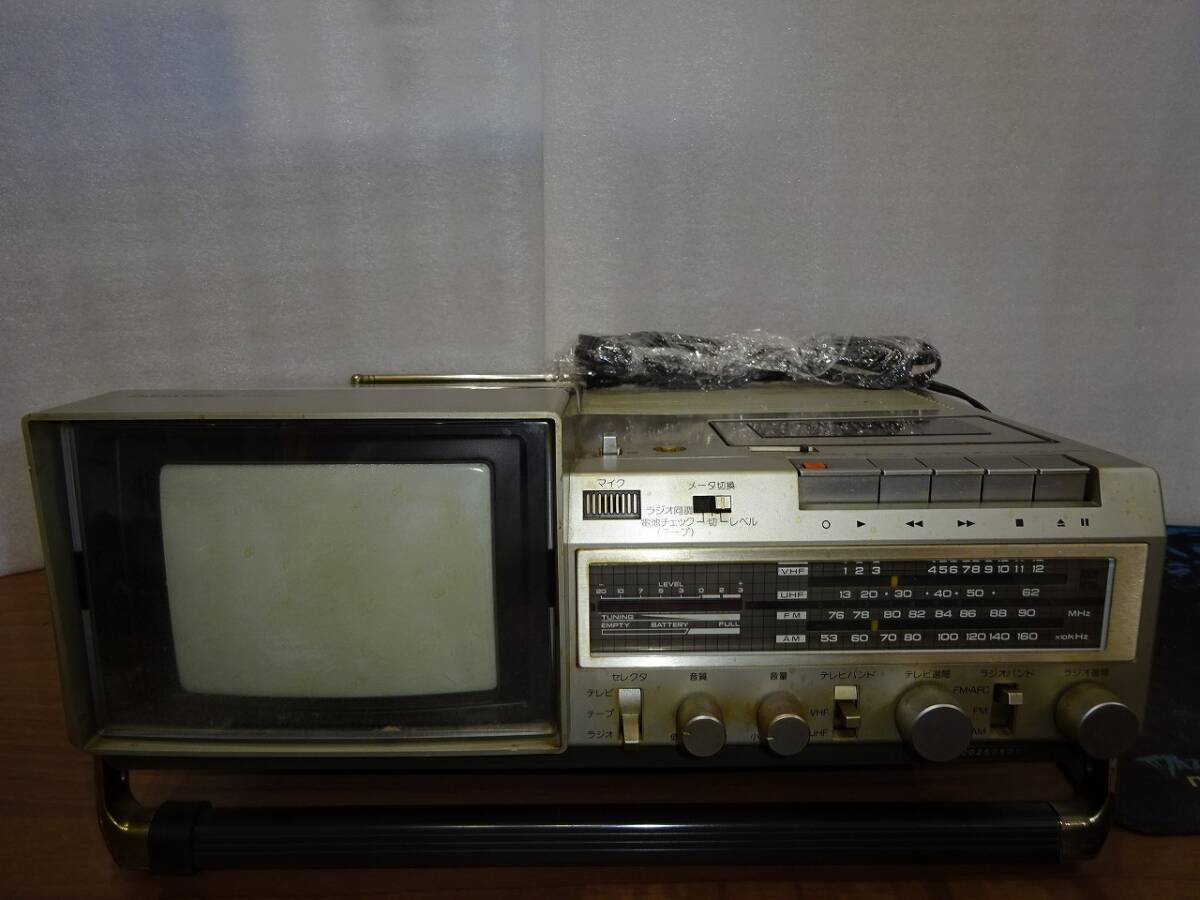 中古】【通電OK】ナショナル カラー テレビ TH18-E25 昭和 レトロ Pana