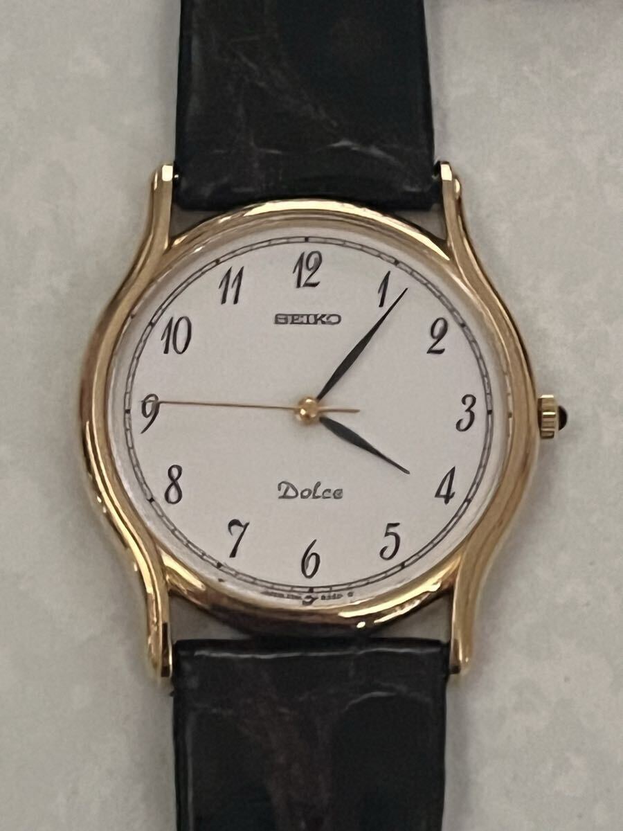 セイコー ドルチェ 9531-5000 稼働中 スクエア サファイアガラス SEIKO