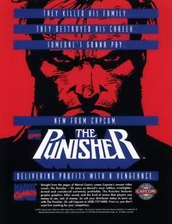 パニッシャー THE PUNISHER パンフレット チラシ カプコン テレビゲーム