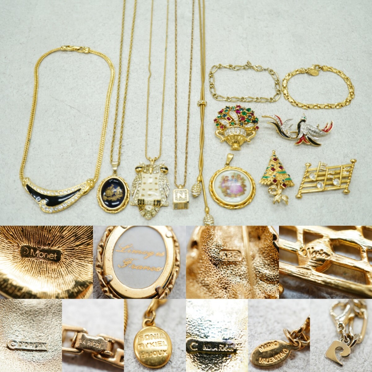 386 NINA RICCI/ニナリッチ ネックレス 5点セット アクセサリー