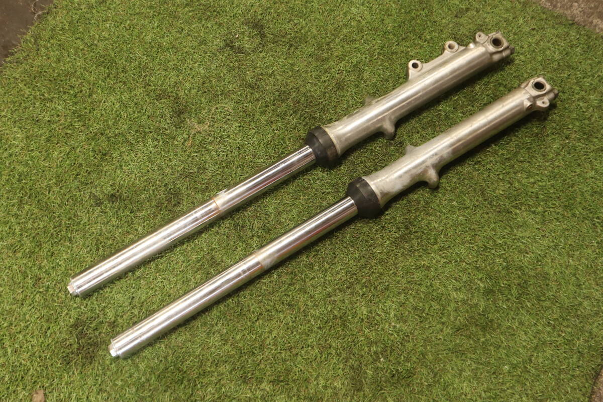 GSX400F 片アンチ フロントフォーク 33パイ ダブルディスク GS400