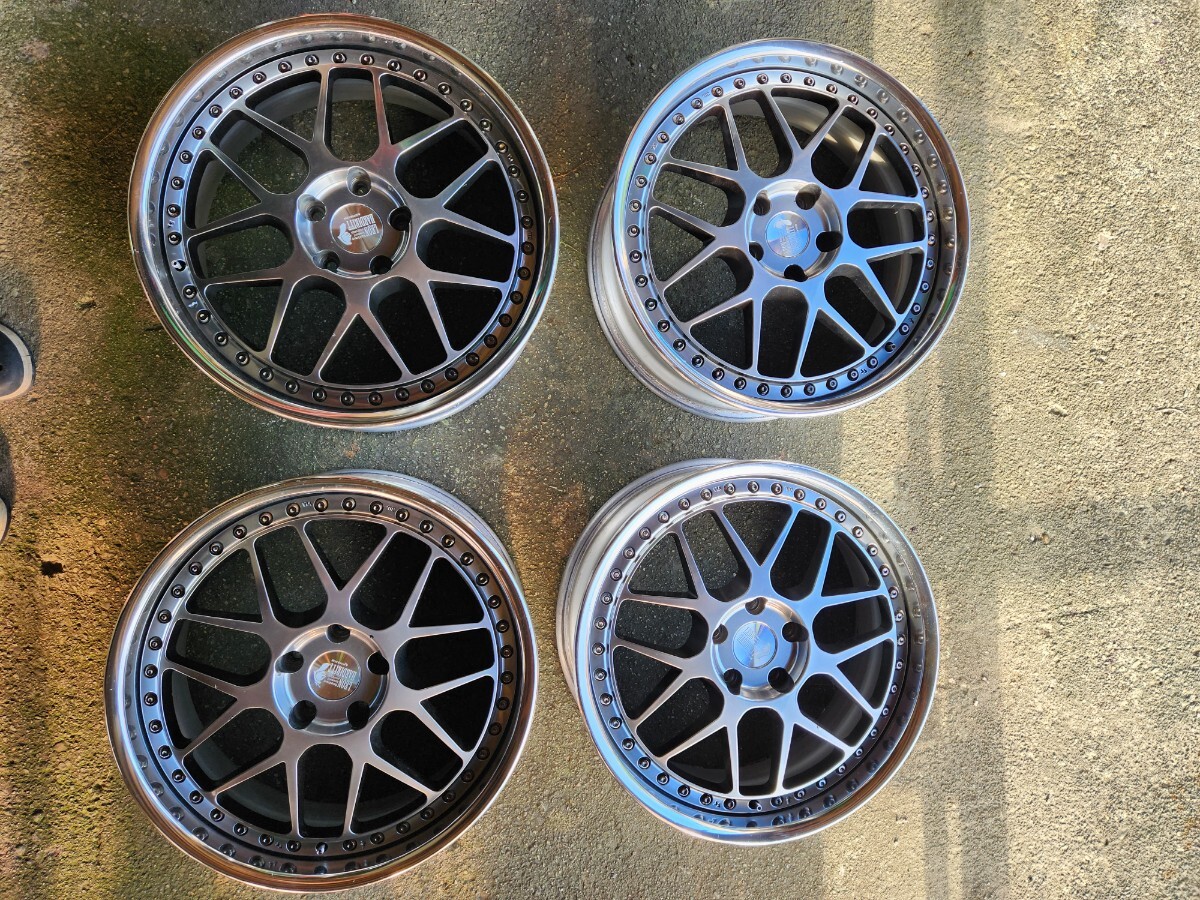 J0208 中古 レオンハルト BUGEL ビューゲル 19インチ ホイール 9J 10J