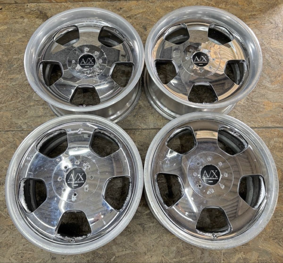 RAYS レイズ A/X 19×9.5J ＋45 8.5J＋45 PCD114.3 5穴 ARTHUR EXCHANGE
