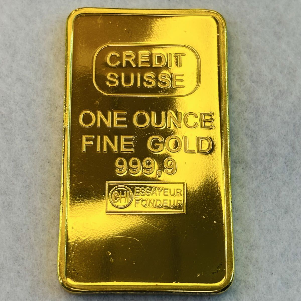 1906-002 CREDIT SUISSEインゴット 10g レプリカ ネックレス K18GP