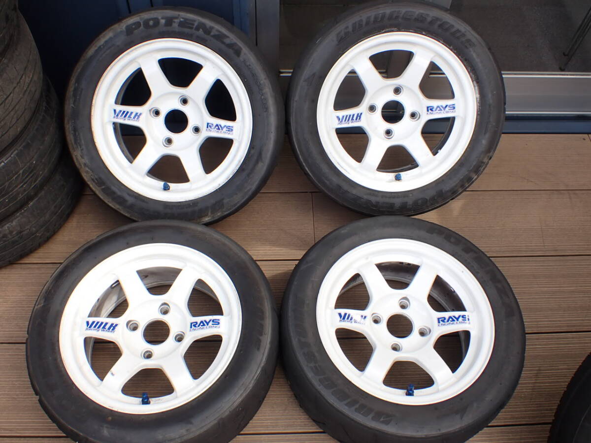 ポテンザ R-3 ラリー 5J 13インチ 114.3 20 ホイール 旧車 ○BS ブリヂストン ポテンザ POTENZA R-3 RALLY 13インチ 5J +20 PCD