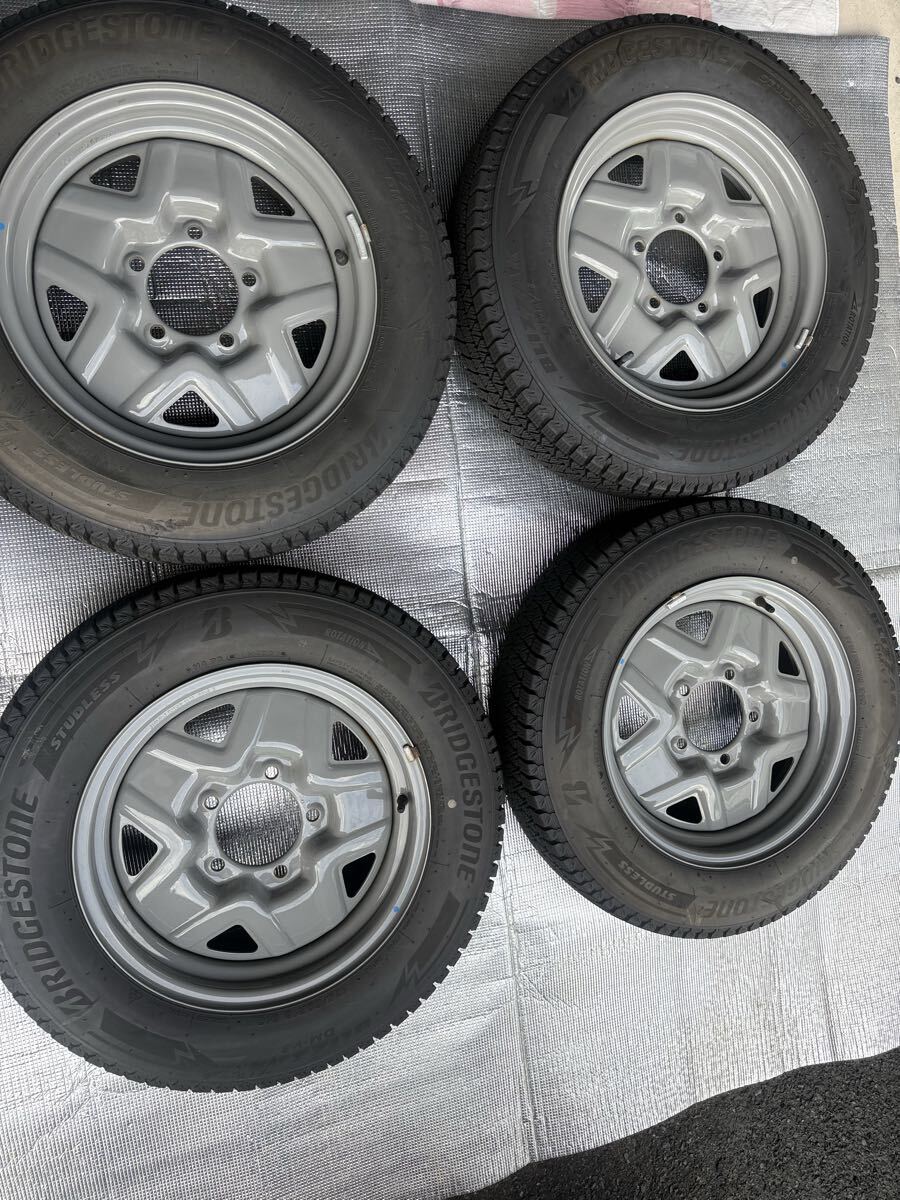 中古美品☆ホンダ N-VAN 新車外し センターキャップ付純正スチール