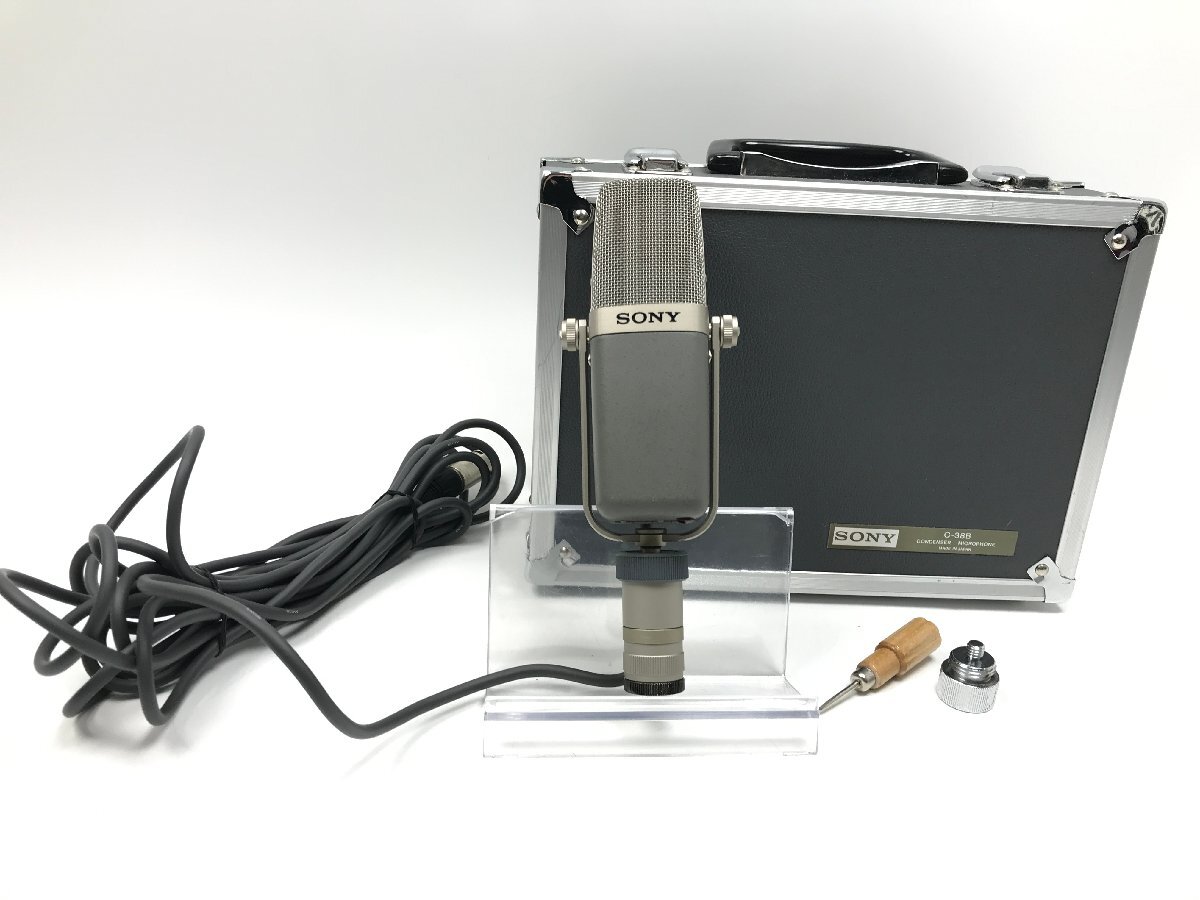○名機 SONY C-38B コンデンサーマイク サンパチマイク音出し確認済み