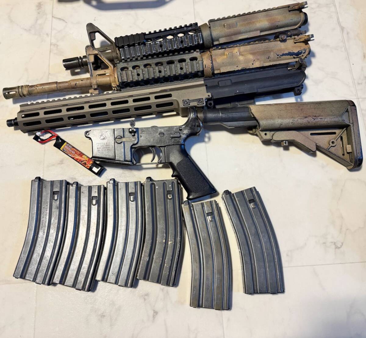 トレポン Mk18 mod.1 NBORDEレシーバー 実物パーツ有り CTR MARSOC