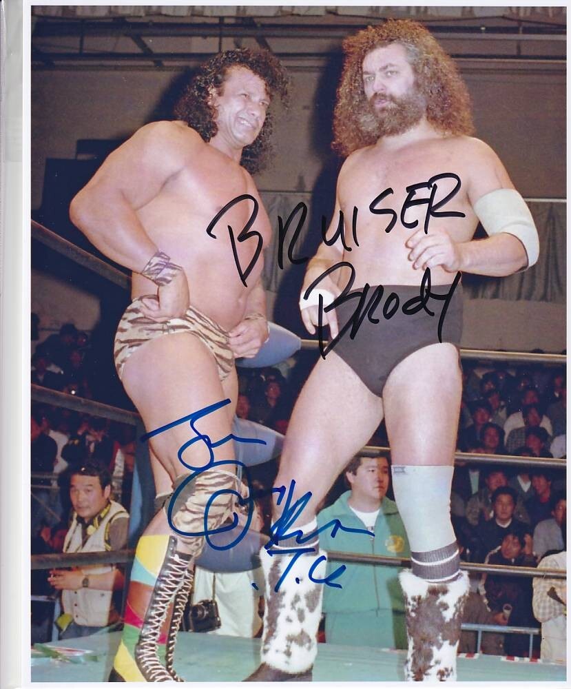ブルーザー・ブロディ Bruiser Brody 直筆サイン入り写真 証明書付き