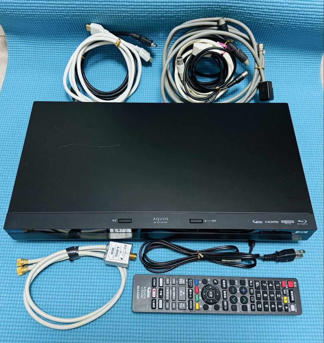 正常動作品/リモコン付】SHARP シャープ DV-TR14 VHS一体型 正常動作品