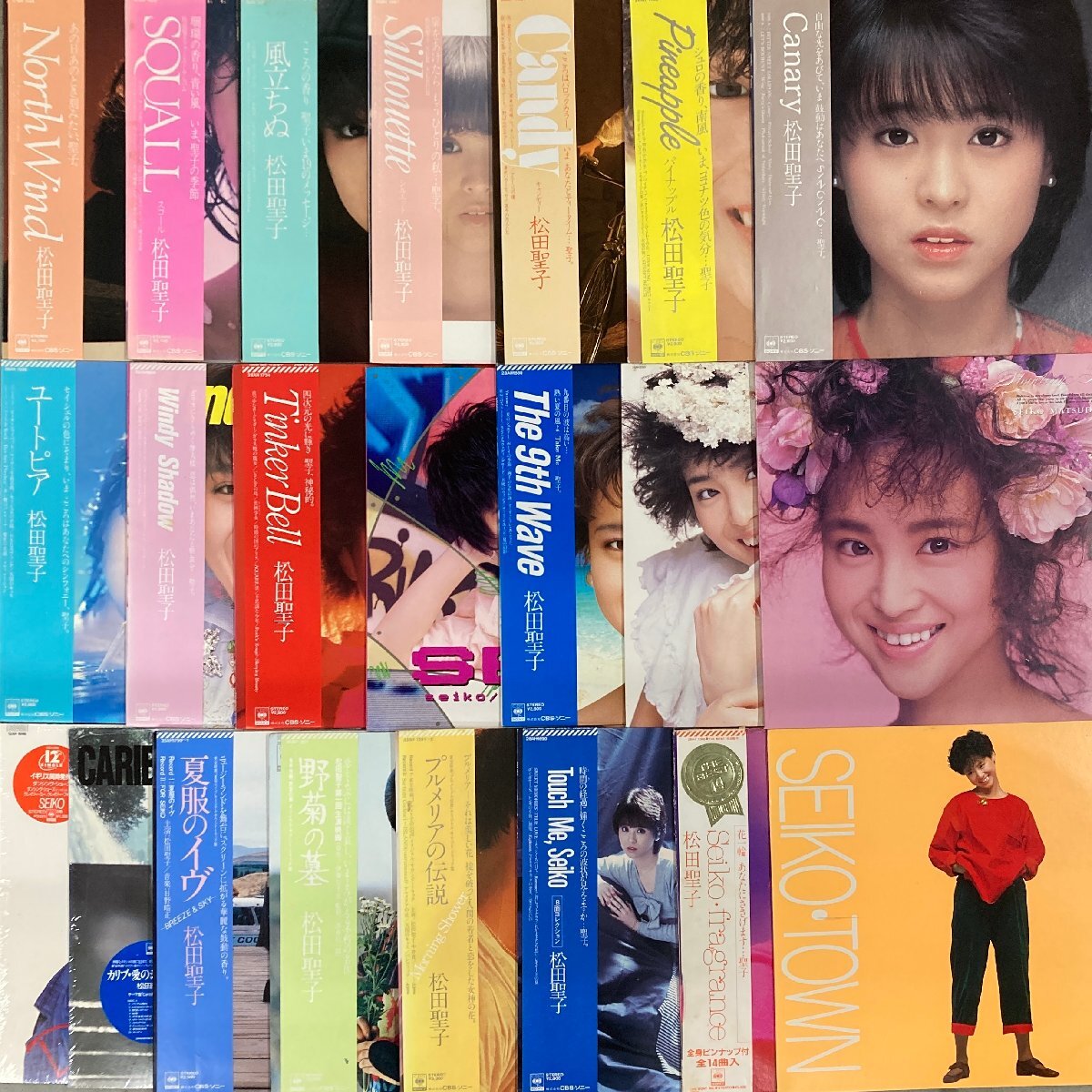 LPレコード 80年代 女性アイドル 19枚まとめ売り（伊藤さやか、永井