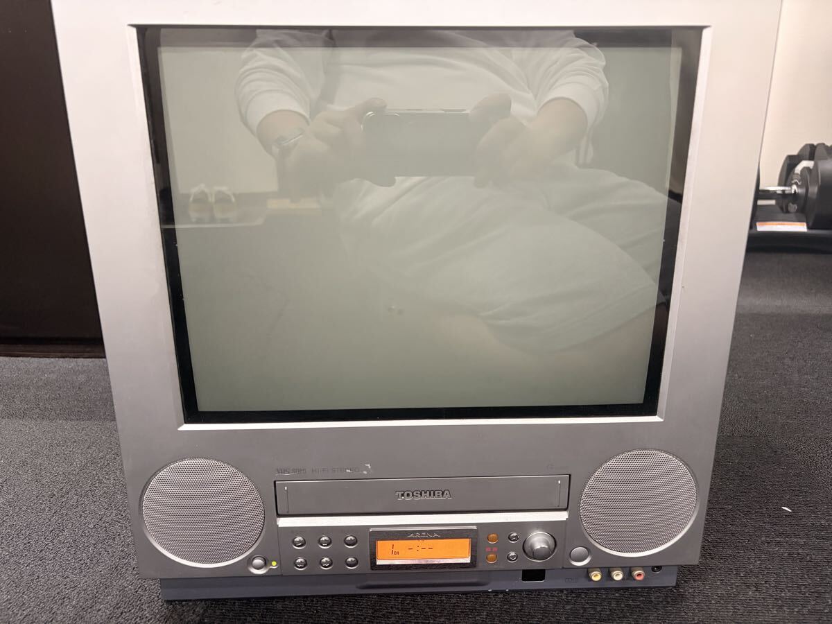 中古】東芝 TOSHIBA 15VS17 [15型 ブラウン管テレビ] テレビデオの落札