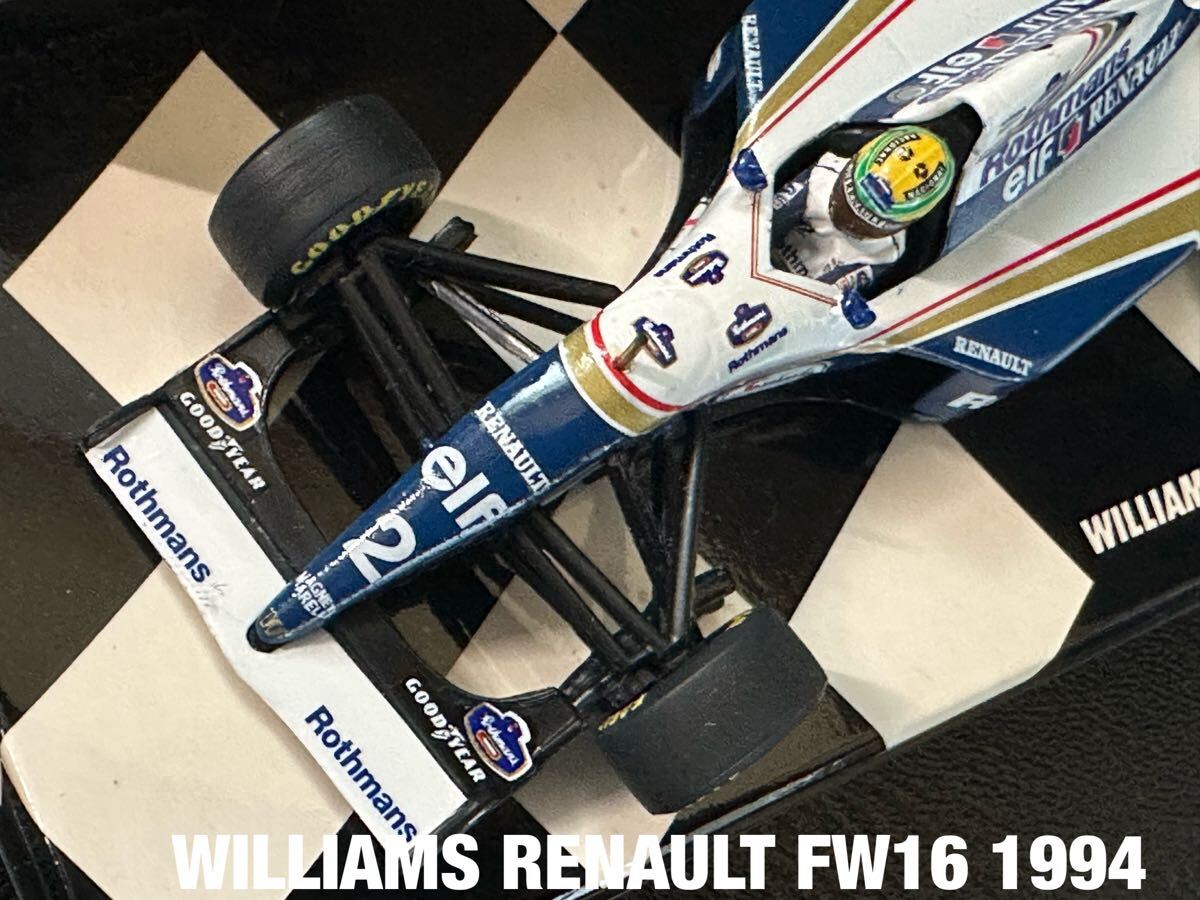 新品】1/18 ウィリアムズFW16 ブラジルGP A.セナ ロスマンズ仕様の落札