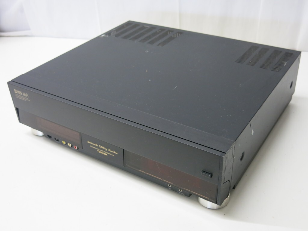 中古】022 東芝 TOSHIBA ビデオデッキ A-600HF ジャンクの落札情報詳細
