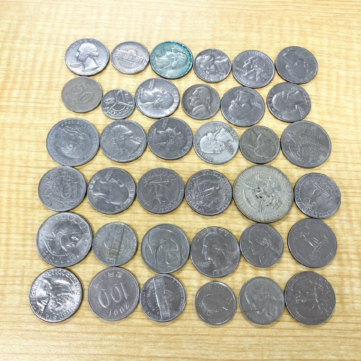 韓国】超大量 韓国ウォン 硬貨 500ウォン硬貨 215枚 107500ウォン分