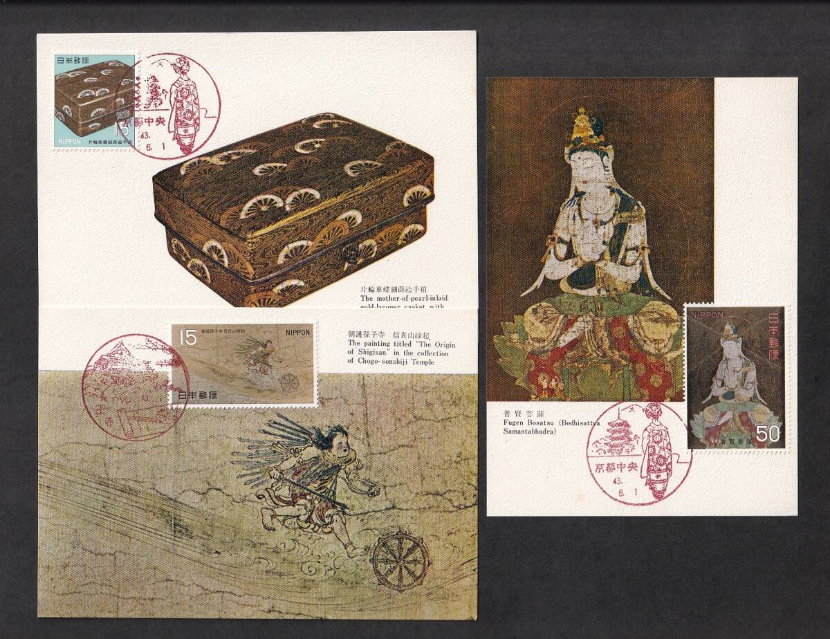 国宝『普賢菩薩像』掛軸〔絹本 複製 限定巧芸品〕桐箱入り / 仏画 平安