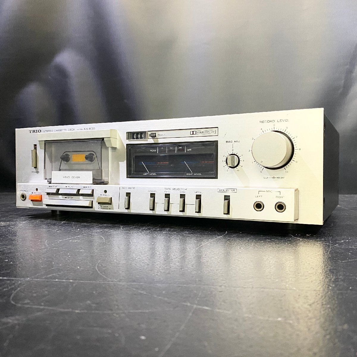 中古】レトロなカセットデッキ TRIO KX-55 動作美品の落札情報詳細