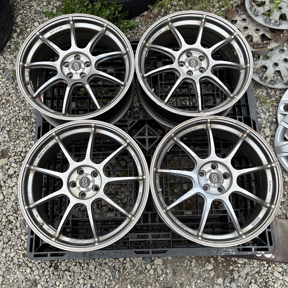 GS GSX 250 400 ザリ ゴキ スズキ 純正 星型 キャストホイール ENKEI