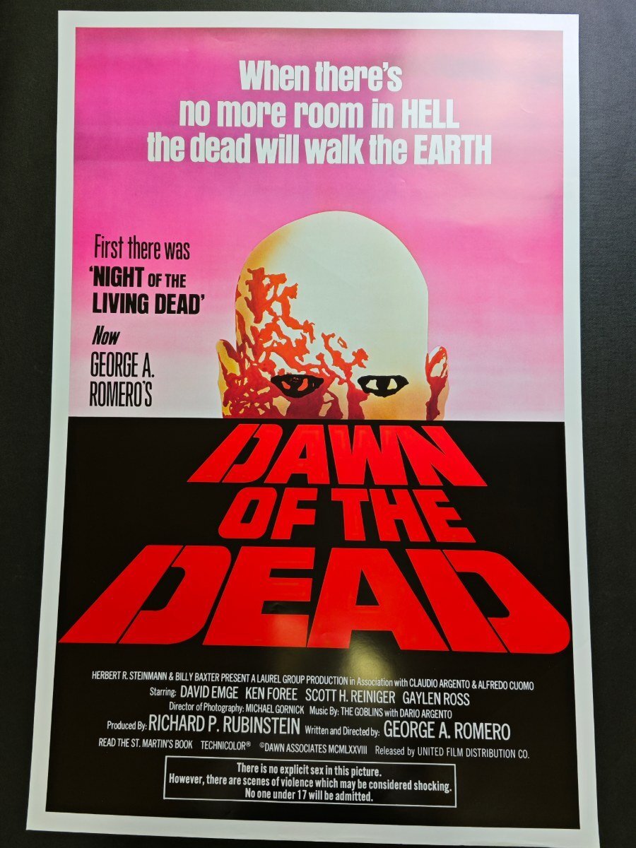 新品】【映画ポスター】ゾンビ B2サイズ ZOMBIE DAWN OF THE DEAD