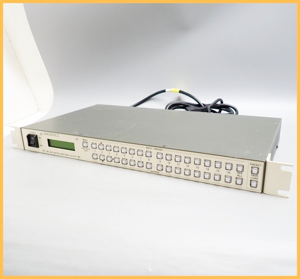ASTRO　SD-1659　マルチレートSDIマトリックススイッチャー　動作品 中古】ASTRO HD/SD/SDIマトリックススイッチャー SD-1659 *110637の