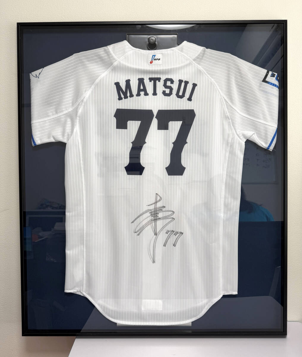 中古】実使用 ライオンズ松井稼頭央ユニフォーム・グローブセットの