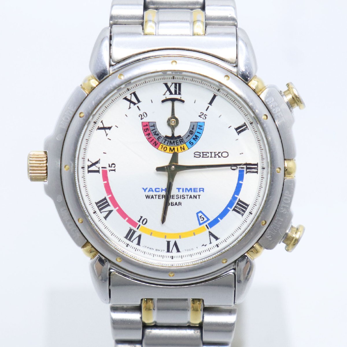 希少 セイコー 8M37-6000 ヨットタイマー　動作品 ☆セイコー SEIKO☆ ヨットタイマー YACHT TIMER 8M37-6000の落札情報