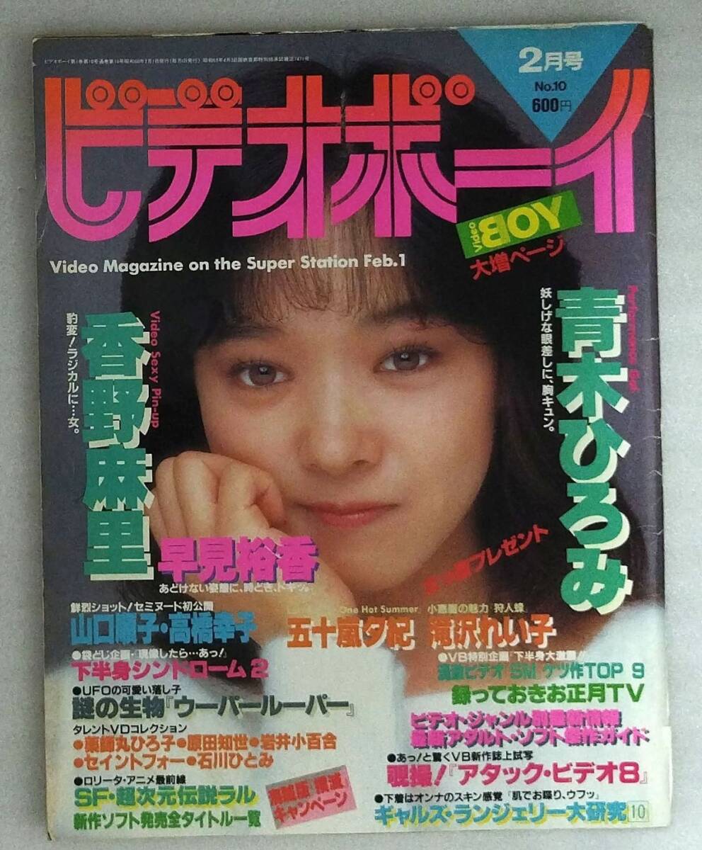 中古雑誌／ビデオボーイ No.9 1985年1月号／英知出版の落札情報詳細
