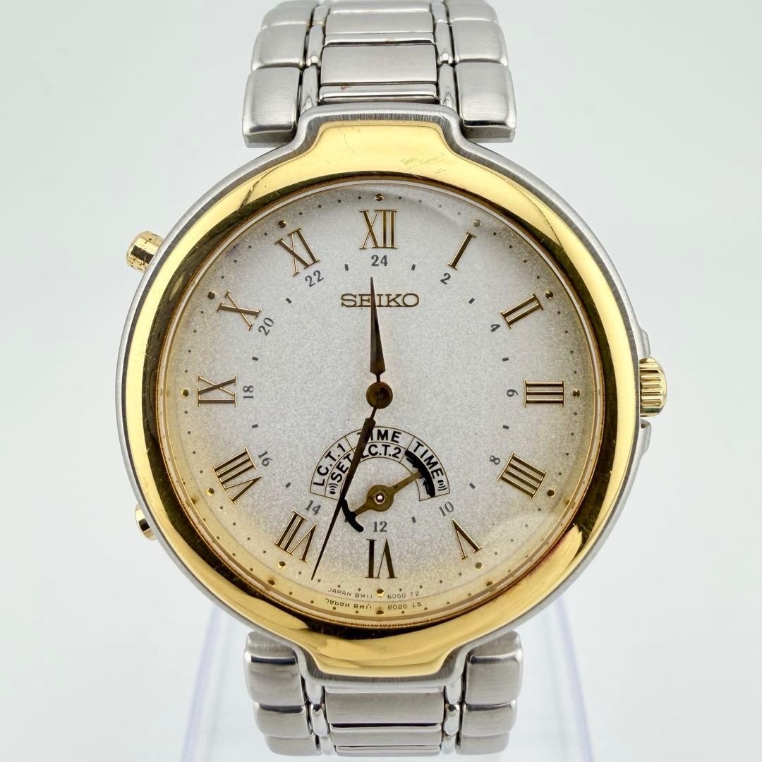 ジャンク】SEIKO/7N32-0AG0/ANTIMAGNETIC 16000A/m デイト ブラック