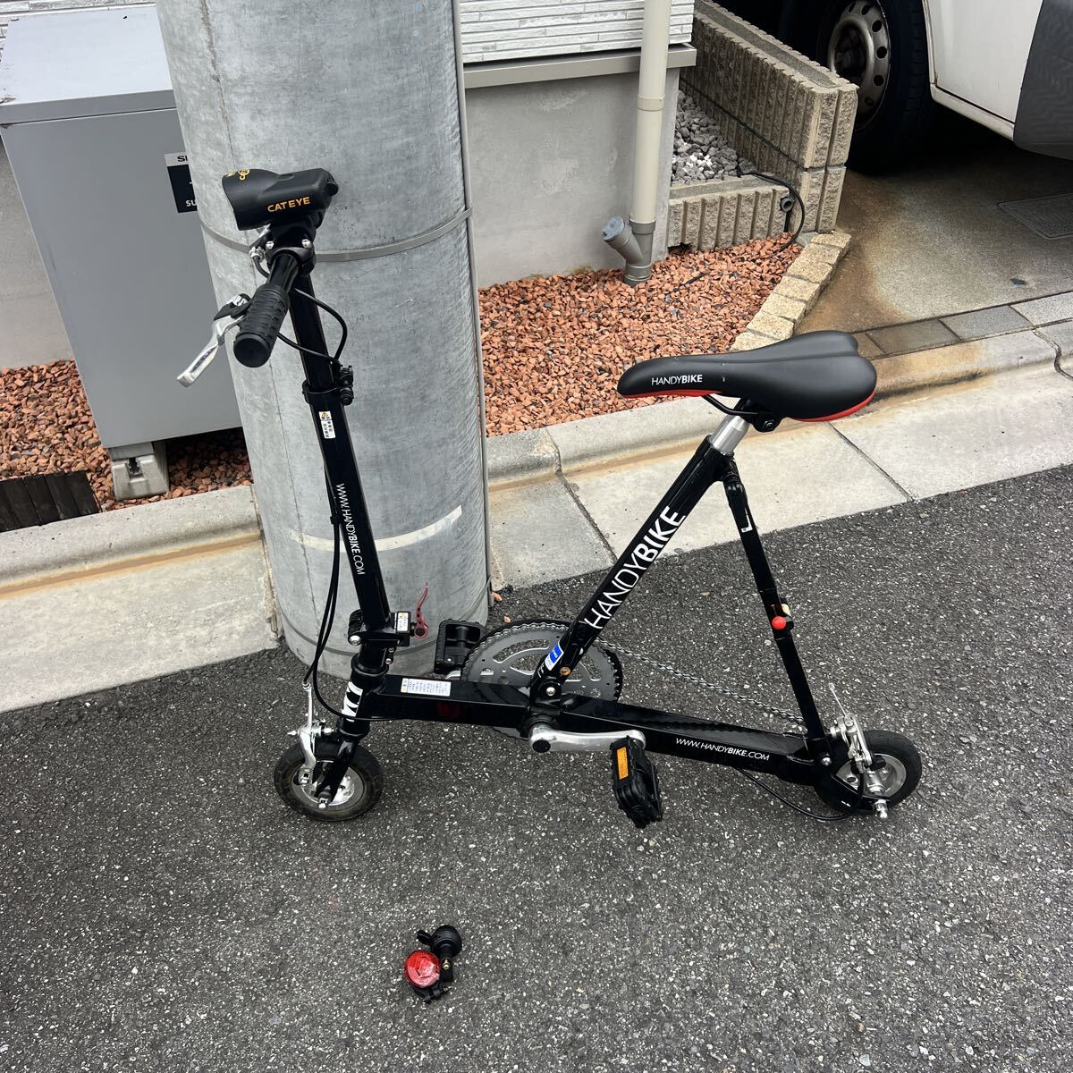 中古】ブリヂストン ハンディバイク8 折り畳み自転車 HB-8