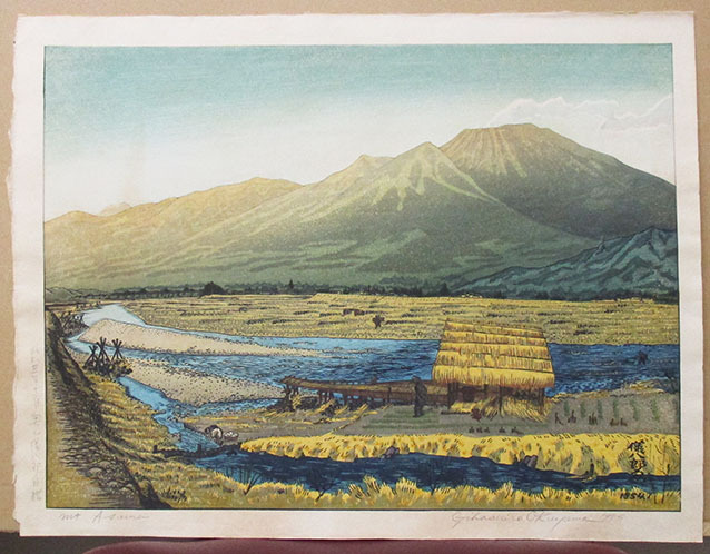 遠藤勝　油絵　風景画　絵　油彩画 新品】絵画 油絵 遠藤 勝 肉筆油絵 風景画 浅間山 送料無料 F6の落札