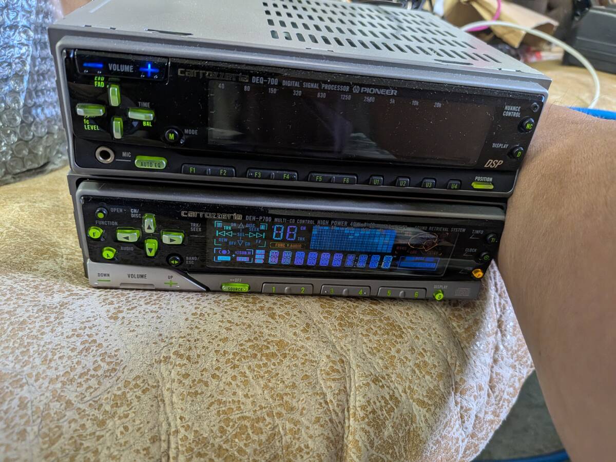 Carrozzeria テープデッキ KEH-P440 DSP AUDIO PROCESSOR DEQ-44 動作