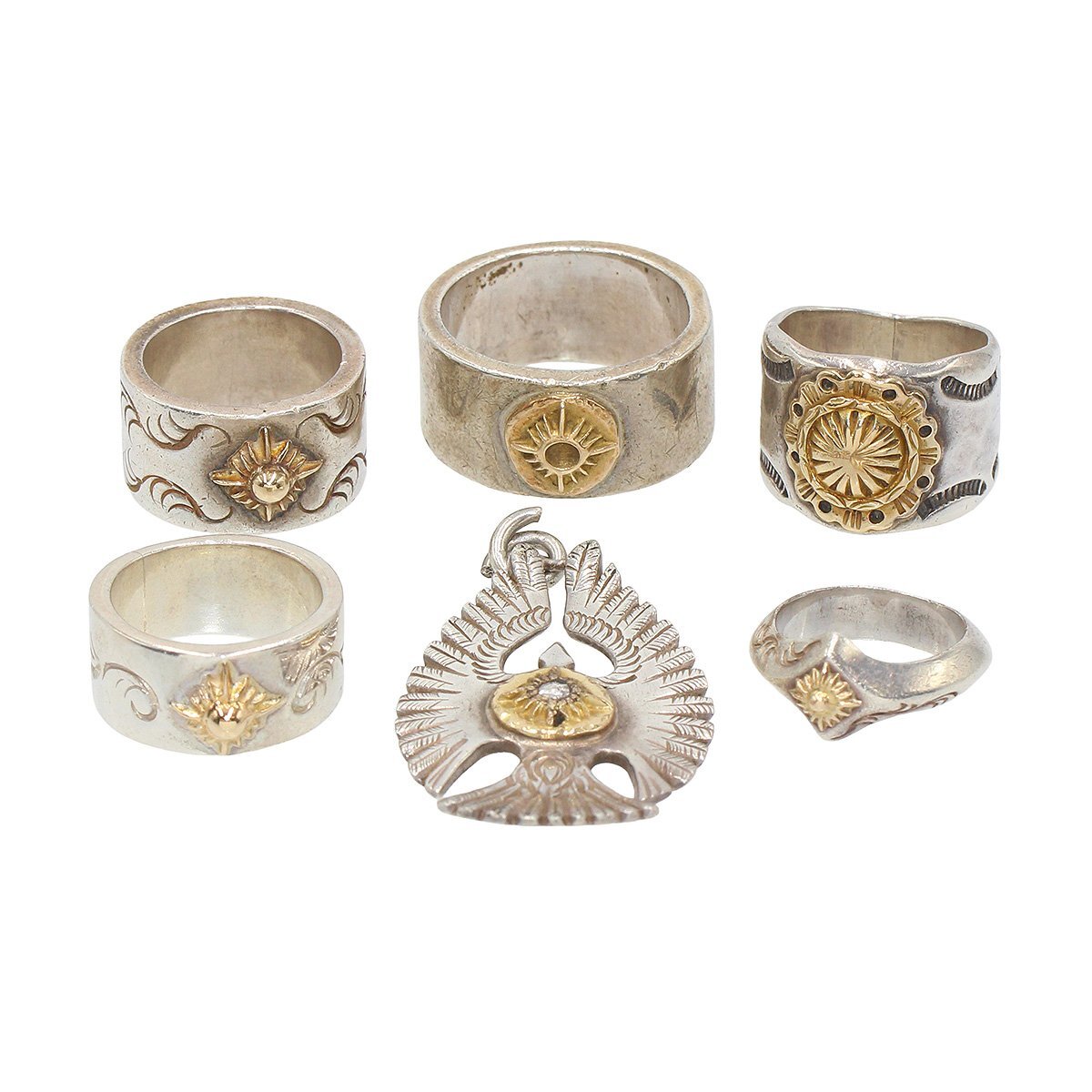 中古】ARIZONA FREEDOM/アリゾナフリーダム 頭金 中イーグル /w細角