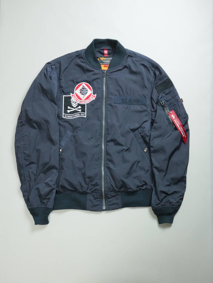 美品 新品取り外し！】アルファインダストリーズ タグ アウター