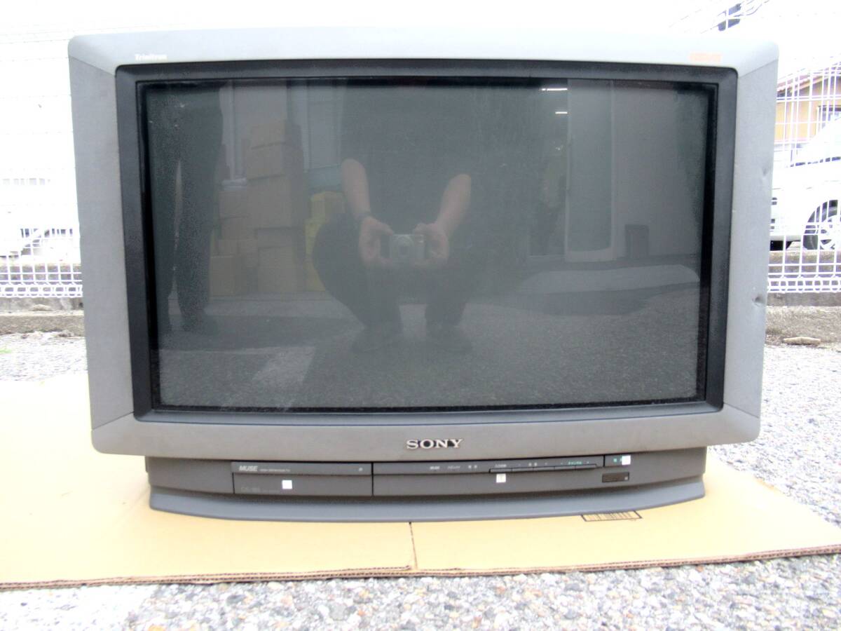 中古】SHARP 28インチ フラットブラウン管 ワイドテレビ 28C-DB500 BS