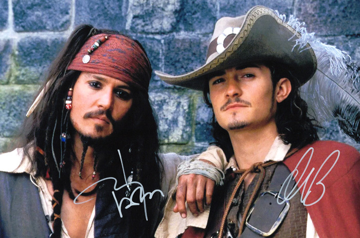 中古】パイレーツ・オブ・カリビアン ジョニー・デップ & オーランド