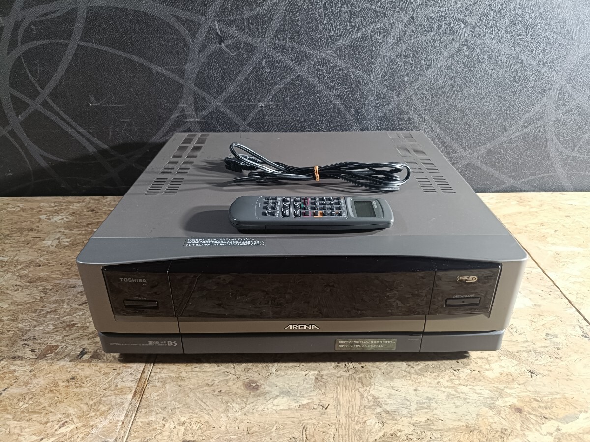 東芝 TOSHIBA ARENA A-S100 S-VHS 録画意外、動作確認済み／箱、説明書