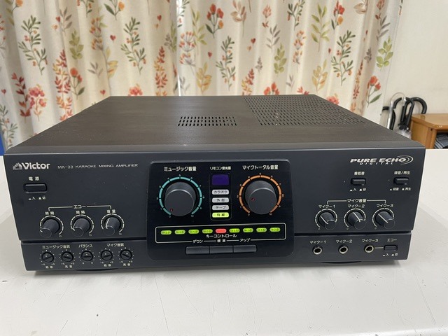 ビクター　カラオケ　セット　xl-cv55 ax-dv55 XL-MV55 やや傷や汚れあり】□ Victor ビクター XL-CV55 AX-DV55 カラオケ機器