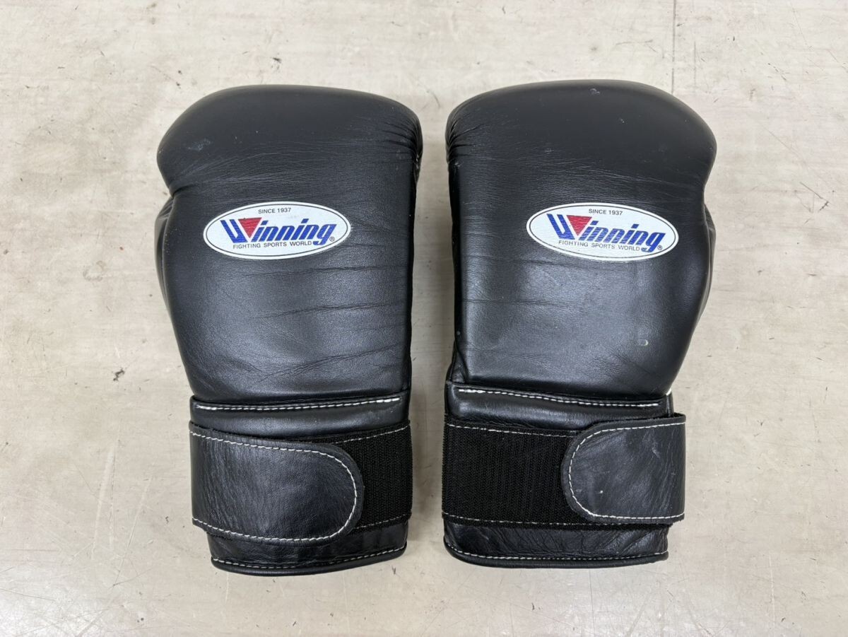 中古】Winning ウイニング ボクシンググローブ 8oz 黄の落札情報詳細