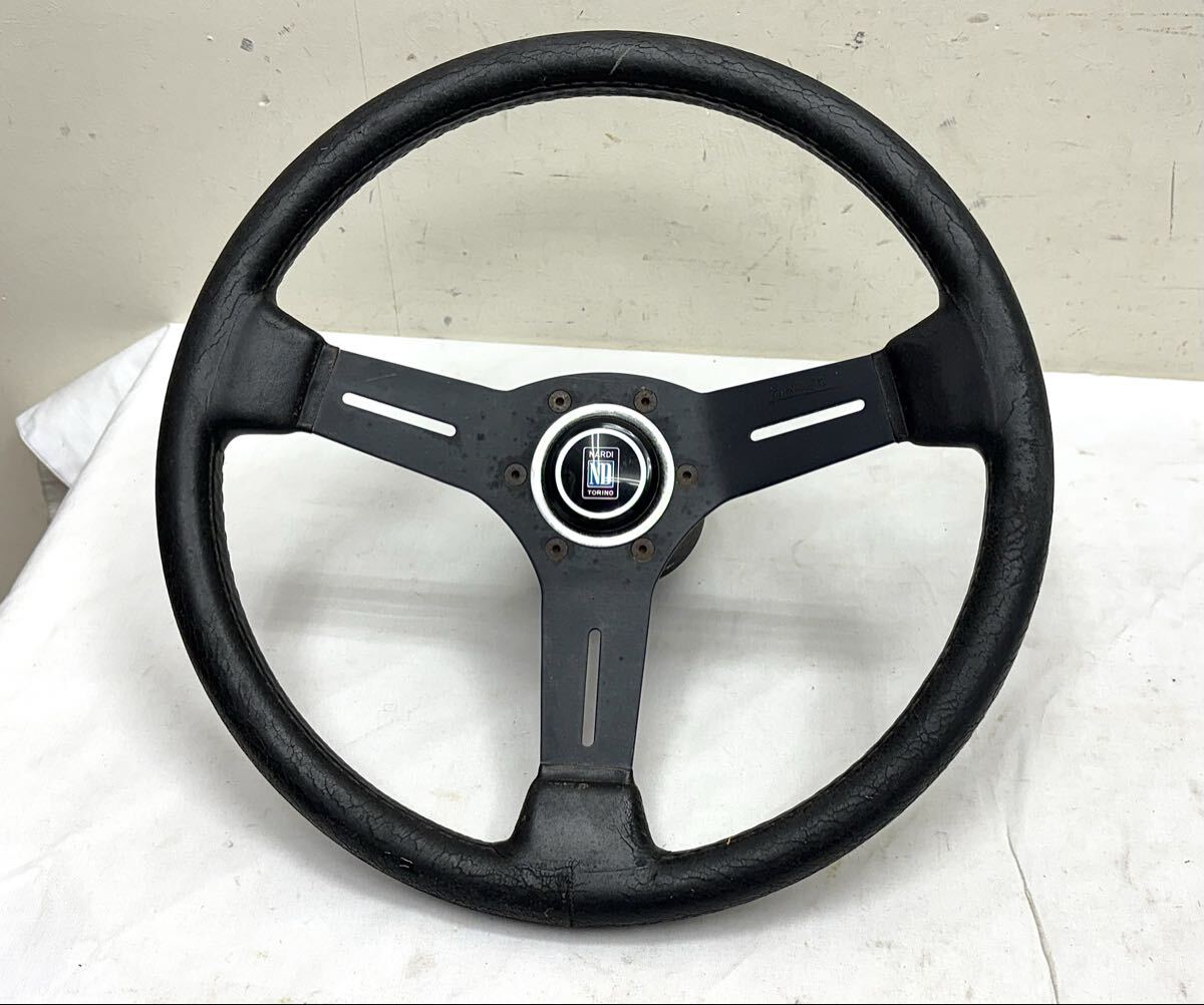 ヴィンテージ 中古 ITALY イタリー 3スポーク ブラック レザー