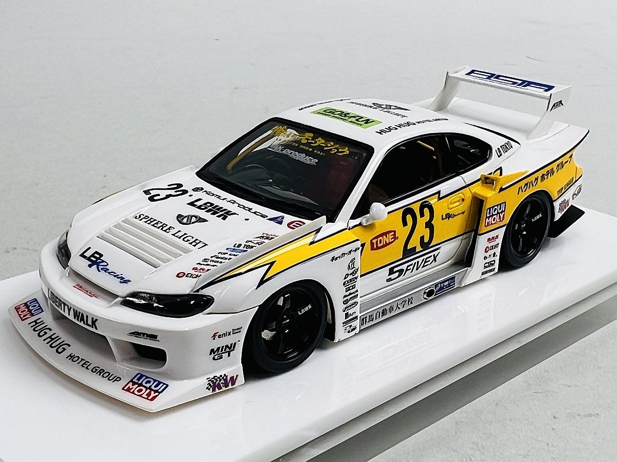 星野一義 シルビア S110 スーパーシルエット 1/43 エブロ EBBRO Nissan