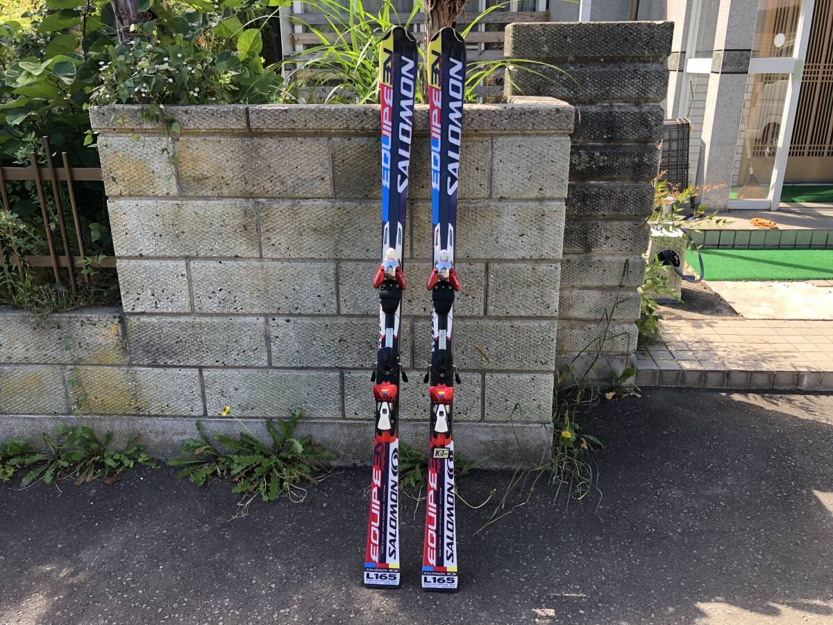 中古】美品 サロモン スキーブーツ EQUIPE SX92 エキップ SALOMON 白の