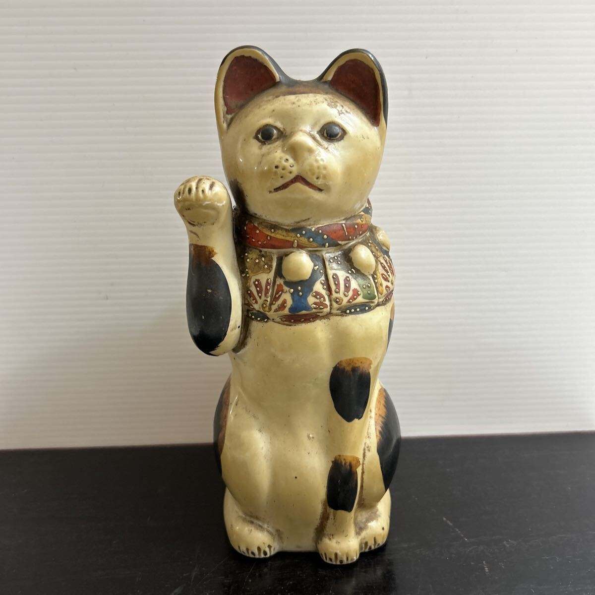 □旧家 蔵出 古瀬戸 古い 招き猫 置物 縁起物 時代□さ3 の落札情報